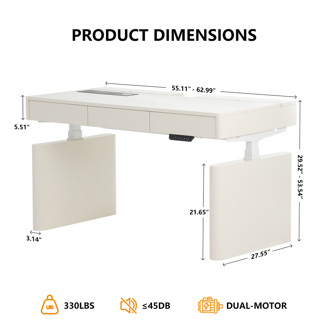 Cellier Wooden Standing Desk