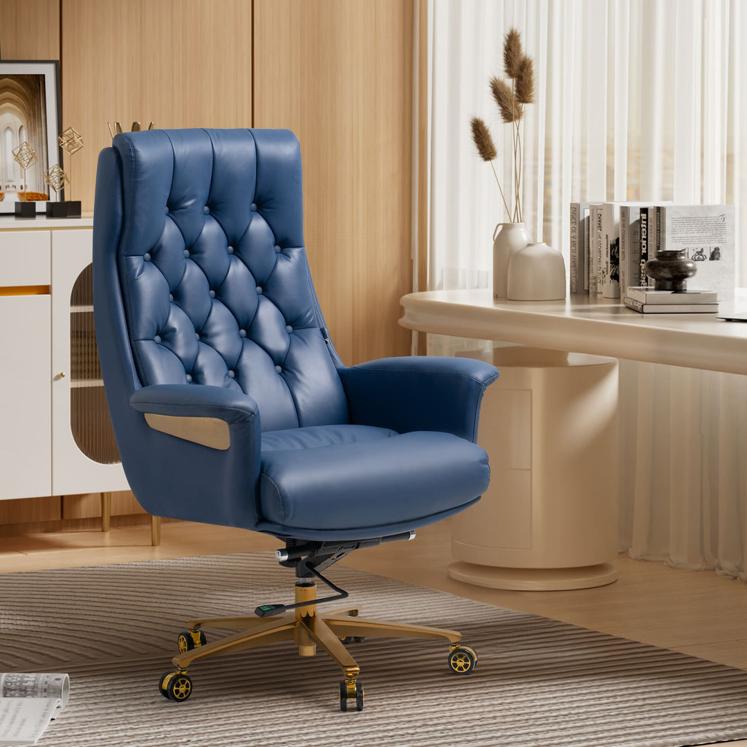 Cellier massage office chair-blue-display