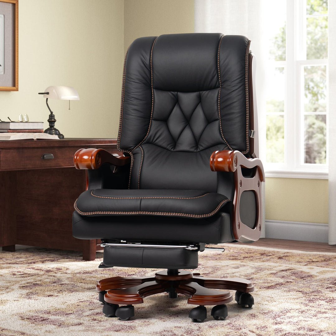 Evan Massage Office Chair-black-display