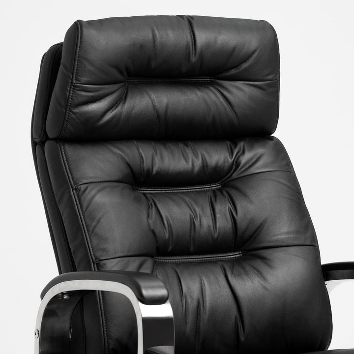 Vane Massage Office Chair -black-back